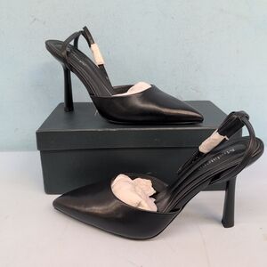 Modatope Vespera Ankle Strap Women's Pointed Heeled Pumps Size 8 Black MT-P25131